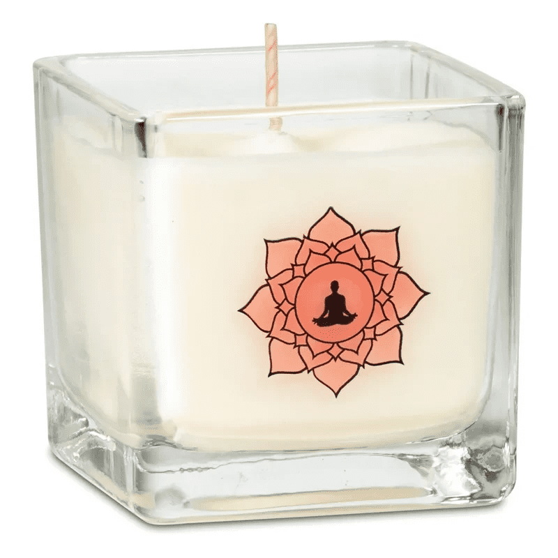 Candela Profumata in Cera di Colza Naturale - Profumazione Vaniglia e Fiore di Loto