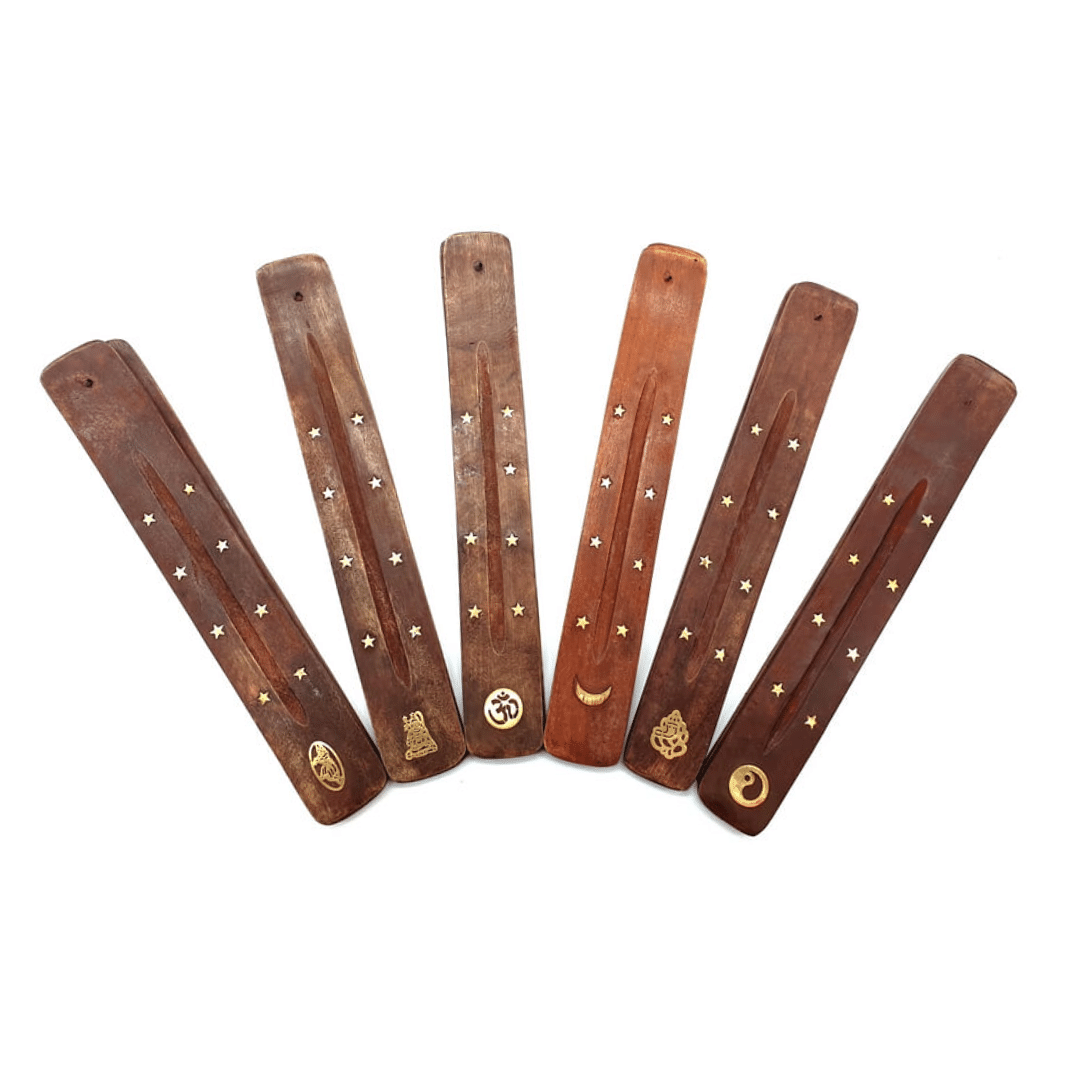 Porta incenso in legno