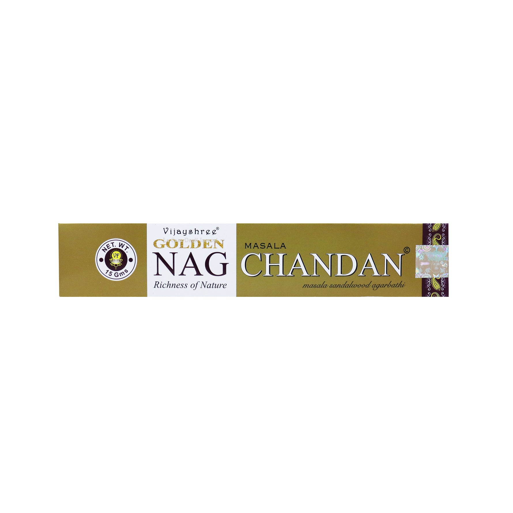 Chandan - Bastoncini di Incenso - Vijayshree Golden Nag - 15g (27394983)