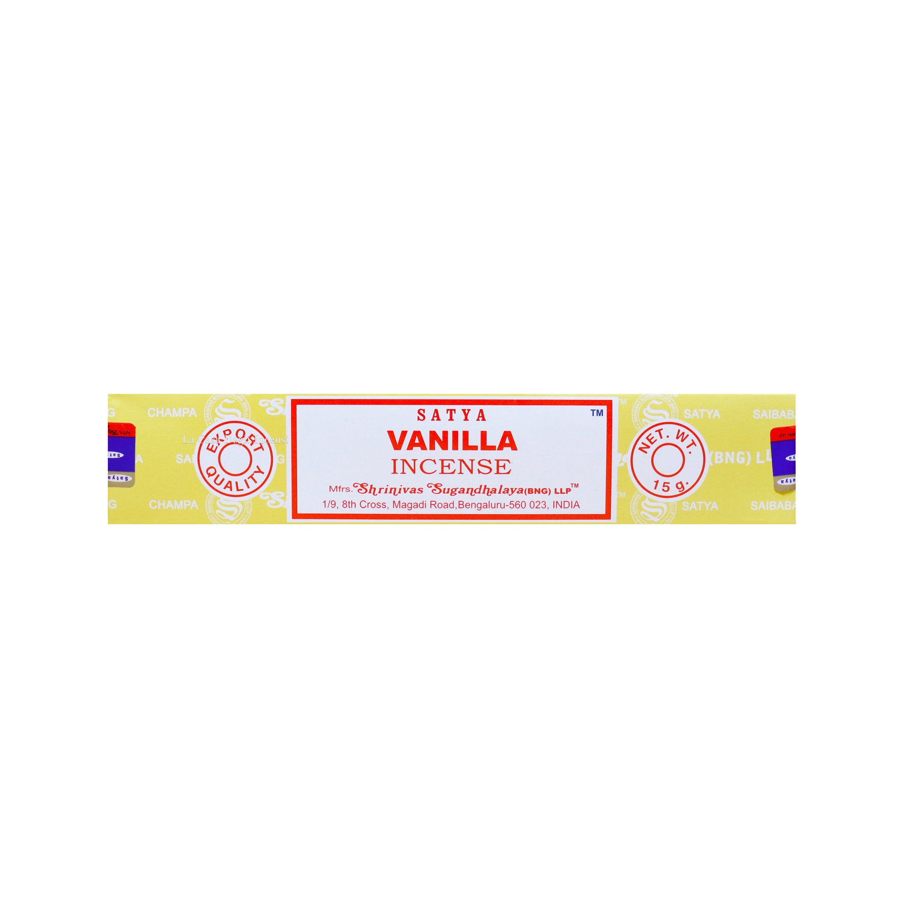 Vaniglia - Bastoncini d'incenso - Satya Sai Baba - 15g