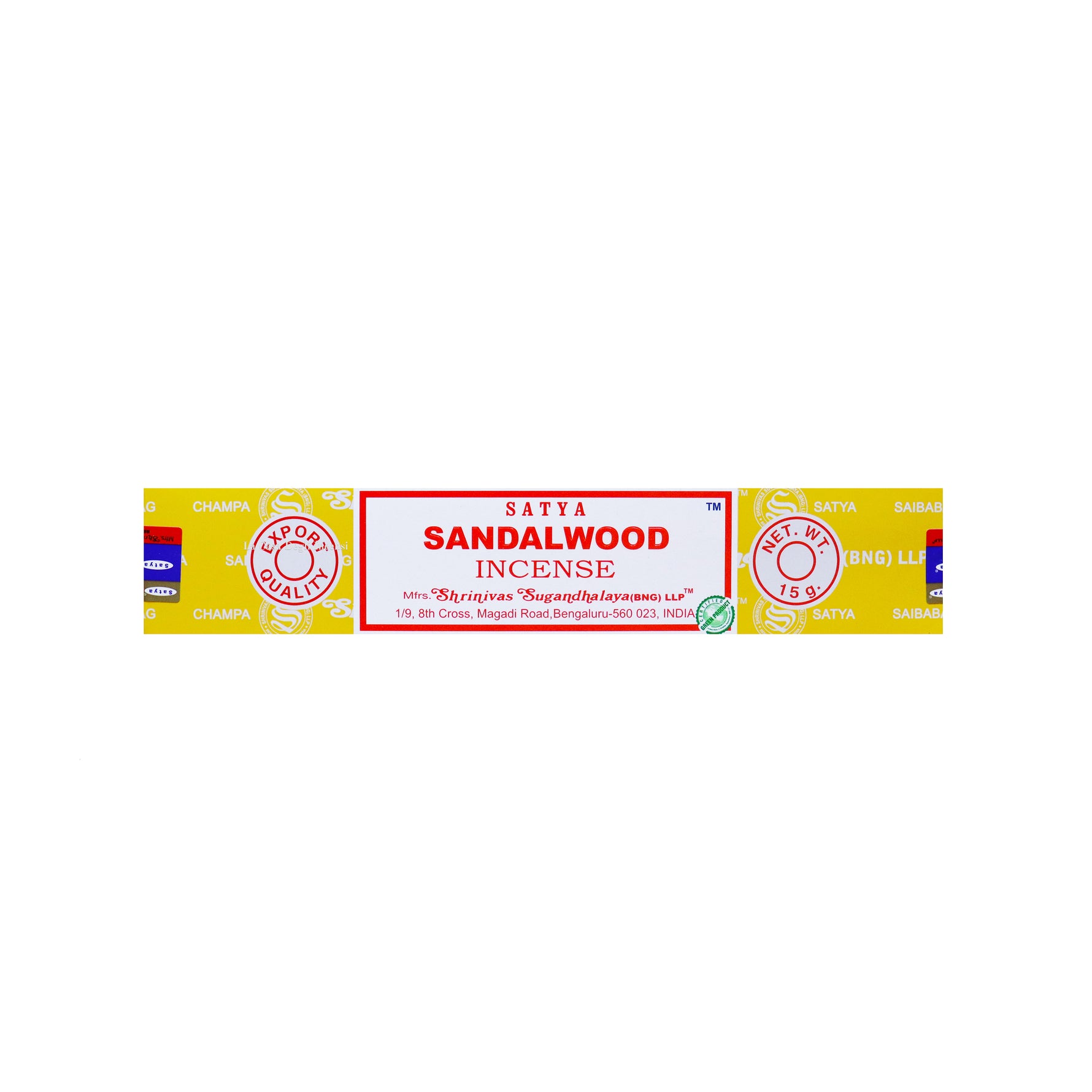 Legno di Sandalo - Bastoncini d'incenso - Satya Sai Baba - 15g
