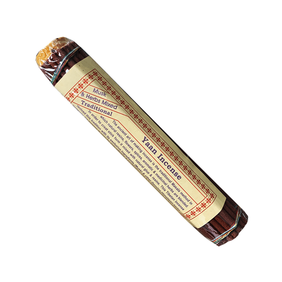 Muschio ed Erbe Himalayane - Yaan - 52 Bastoncini di incenso Tibetano - 60g