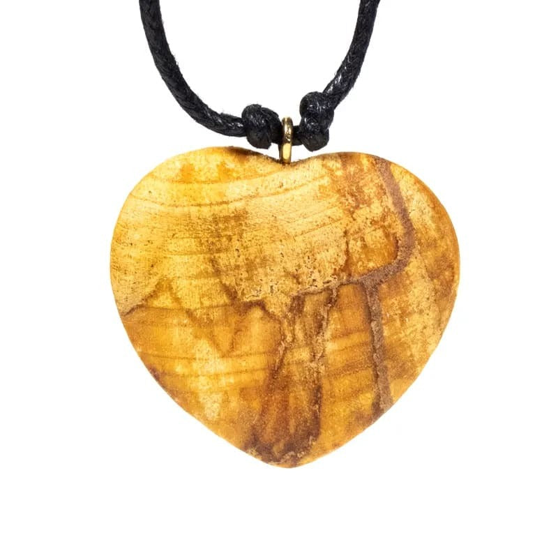 Collana regolabile in Legno di Palo Santo - Cuore
