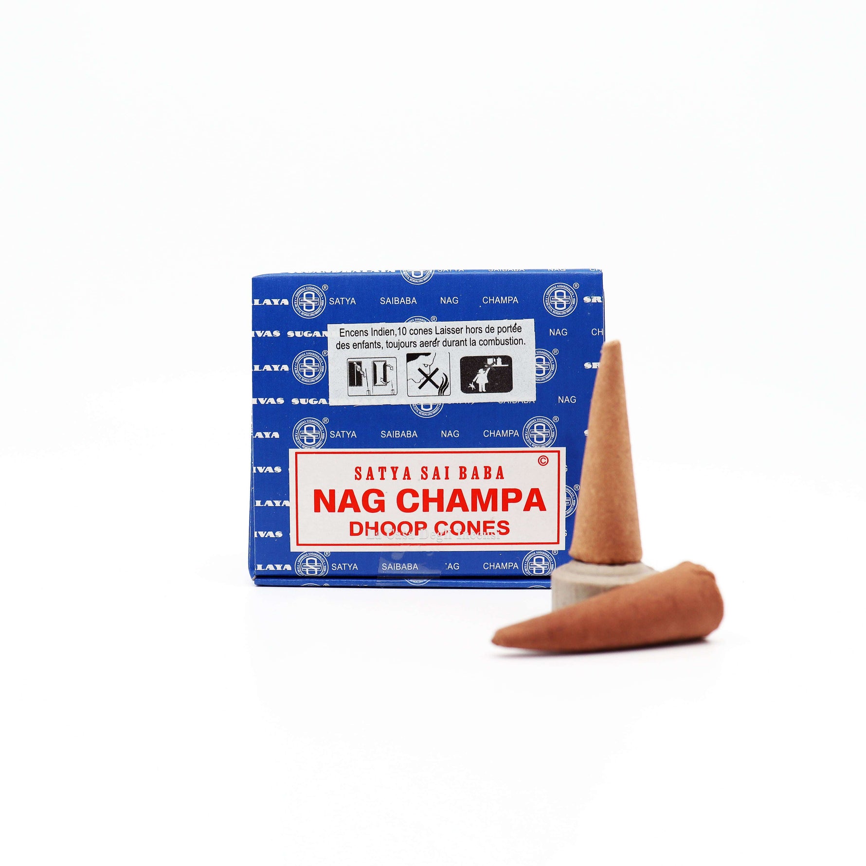 Nag Champa - Coni di incenso - Satya Sai Baba - 12pz