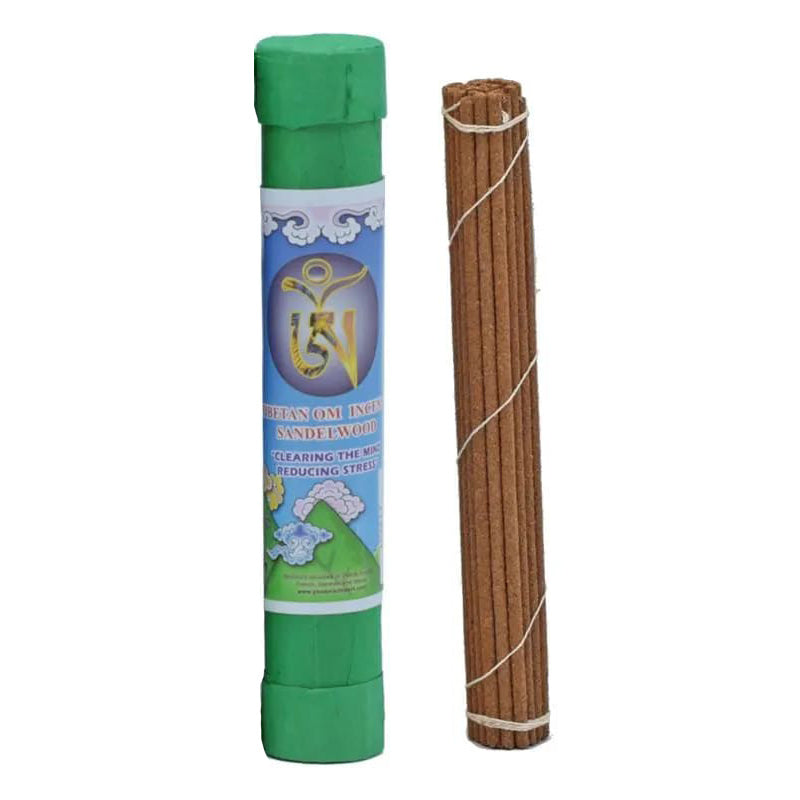 Sandalo - 30 Bastoncini di incenso Tibetano - 50g