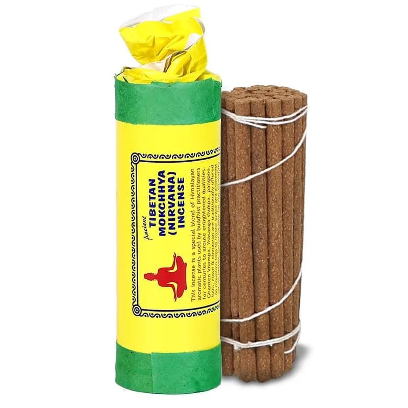 Mokchhya (Nirvana) - 30 Bastoncini di incenso Tibetano Premium - 35g