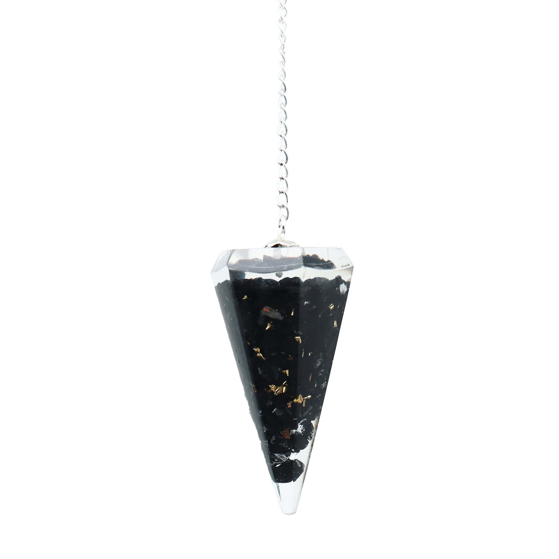Pendolo - Orgone in Shungite sfaccettato