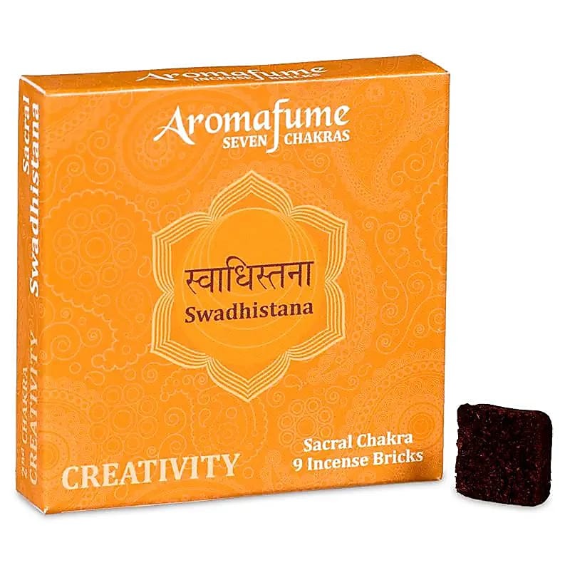 2 chakra - Mattoncini di incenso - Aromafume - 9 Pezzi