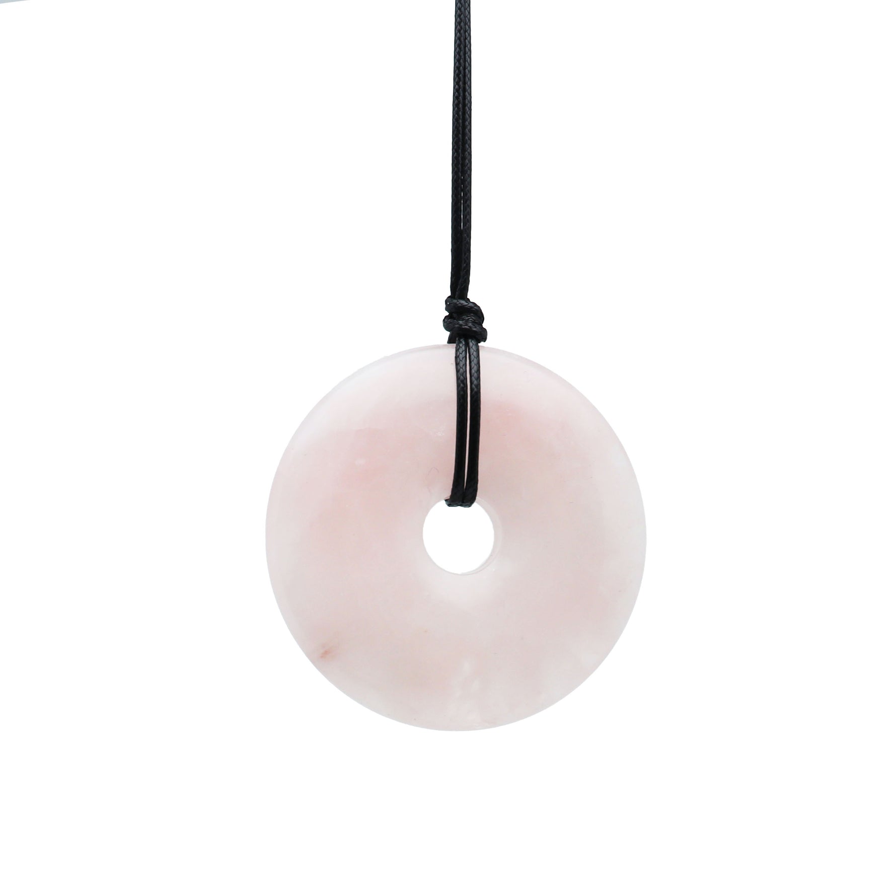 Ciondolo Donut in Quarzo Rosa
