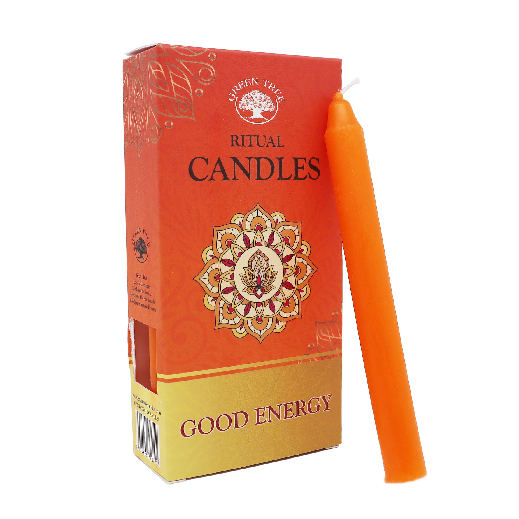 Set 10 Candele per rituali - Energia Positiva