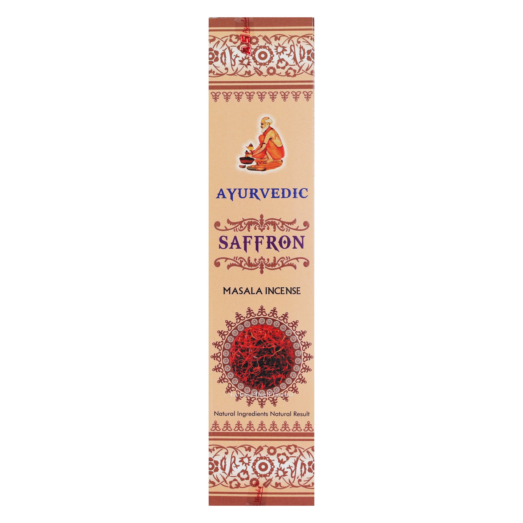 Zafferano - Bastoncini di incenso Ayurvedic - 15g