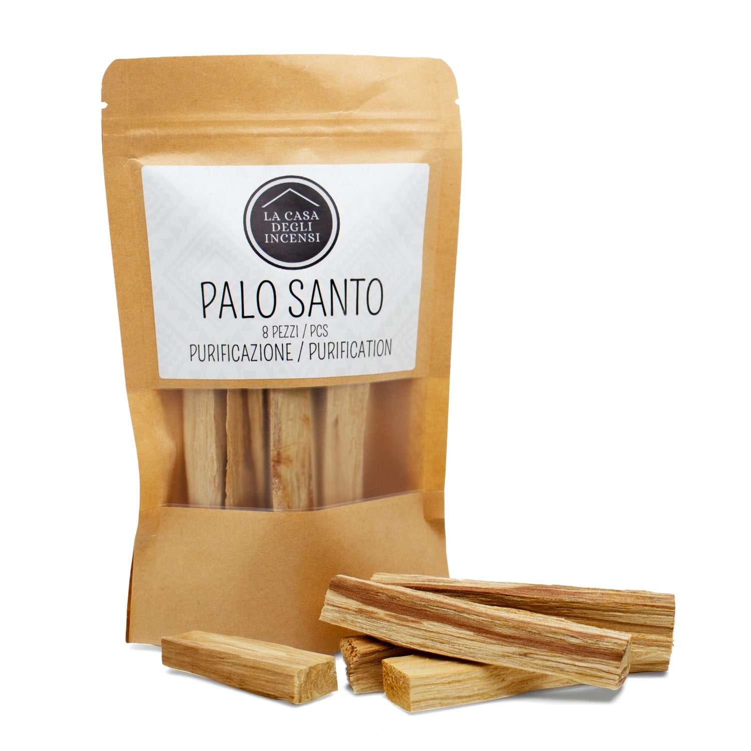 Palo Santo - Incenso Naturale selezionato dal Perù - 8 Legnetti