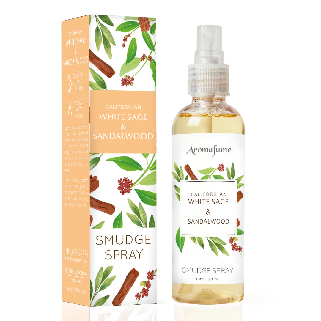 Salvia Bianca e Legno di Sandalo - Deodorante Spray per Ambienti - Aromafume - 100ml