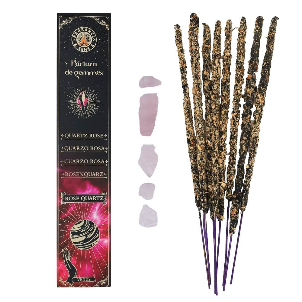 Rosa - Bastoncini di incenso - Parfum de Gemmes - 20g