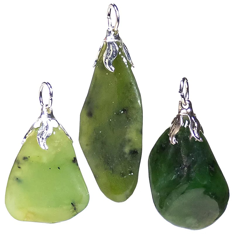 Ciondolo in Giada Verde