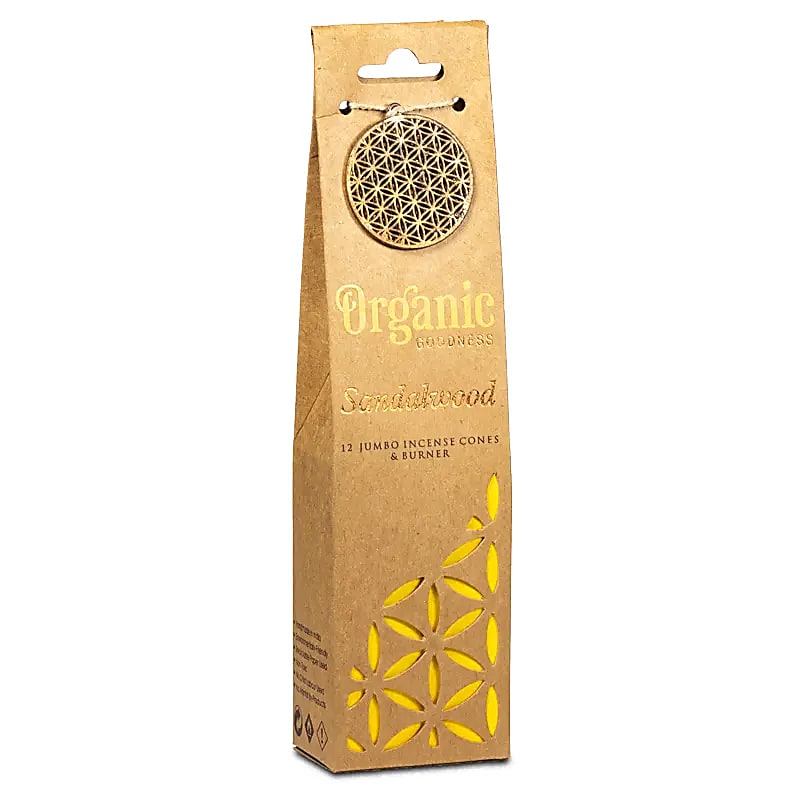 Legno di Sandalo - Coni di incenso con supporto - Song of India - 12pz