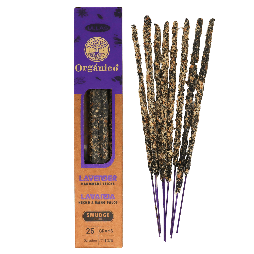 Lavanda - Bastoncini di incenso organici Ullas - 20g
