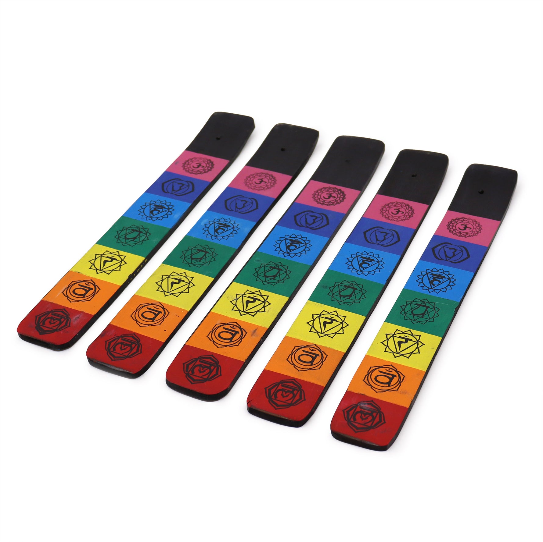 Slitta Porta Incenso - 7 Chakra