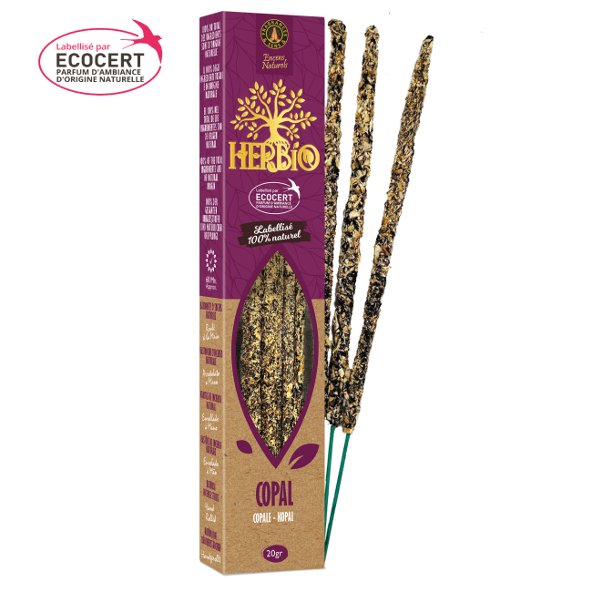 Copale Bianco - Bastoncini di incenso Herbio - Ecologici - 20g