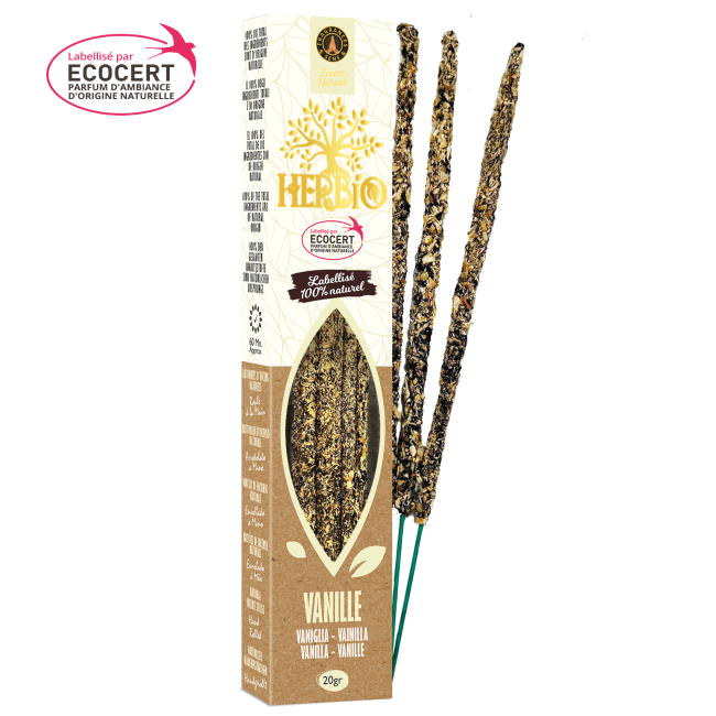 Vaniglia - Bastoncini di incenso Herbio - Ecologici - 20g