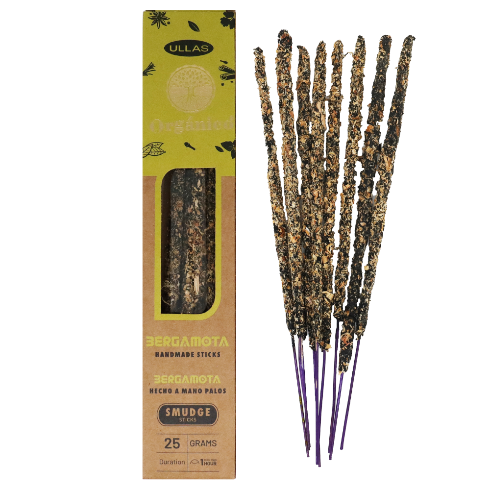 Bergamotto - Bastoncini di incenso organici Ullas - 20g