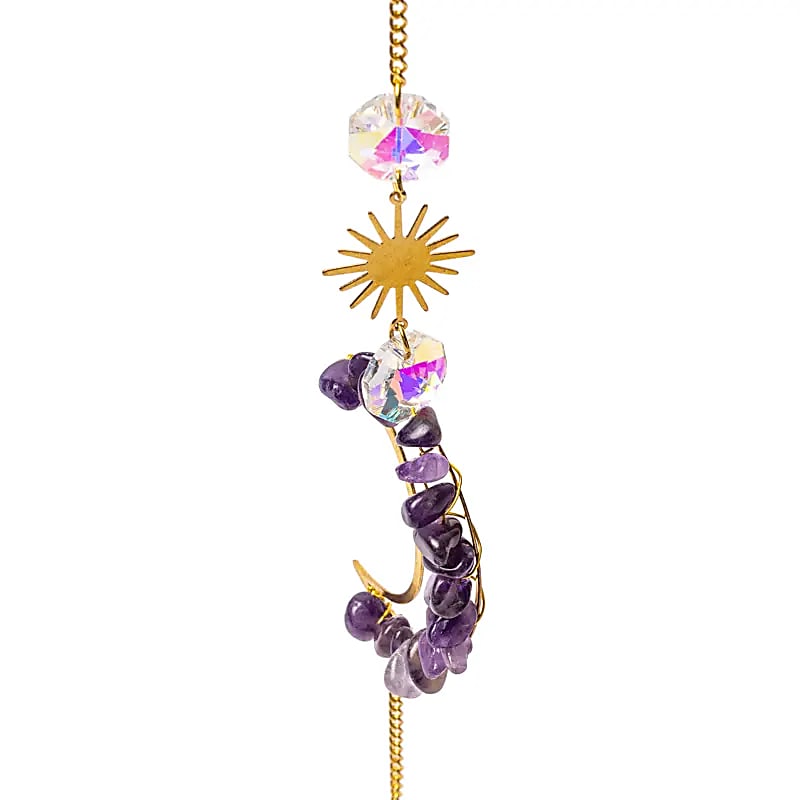 Acchiappasole con Ametista - 30cm - immagine