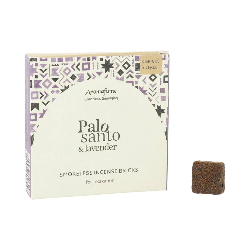 Palo Santo e lavanda - Mattoncini di incenso - Aromafume - 9 Pezzi