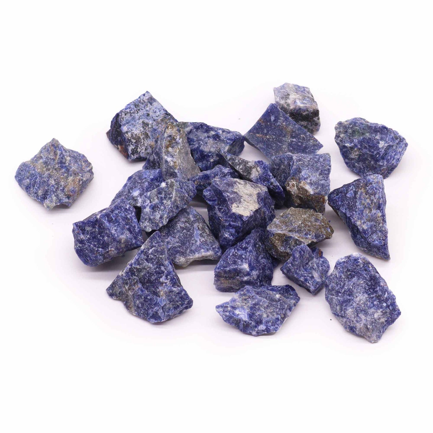 Pietra Grezza di Sodalite 2,5–4 cm – Chiarezza Mentale e Intuizione