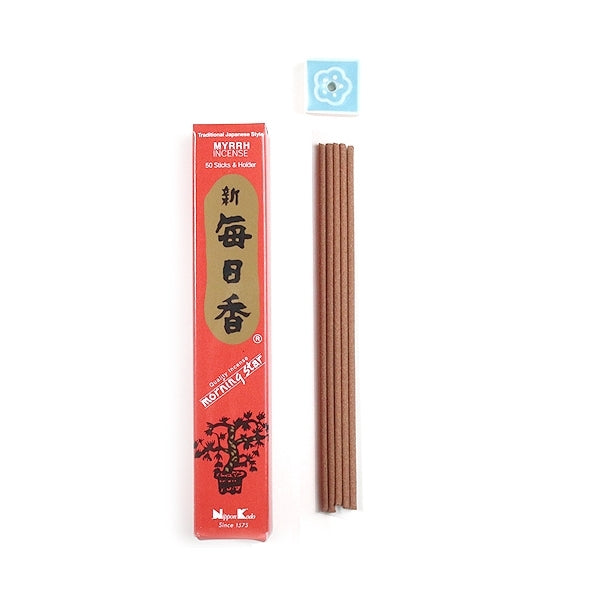 Mirra - 50 Bastoncini di Incenso Giapponese - Morning Star