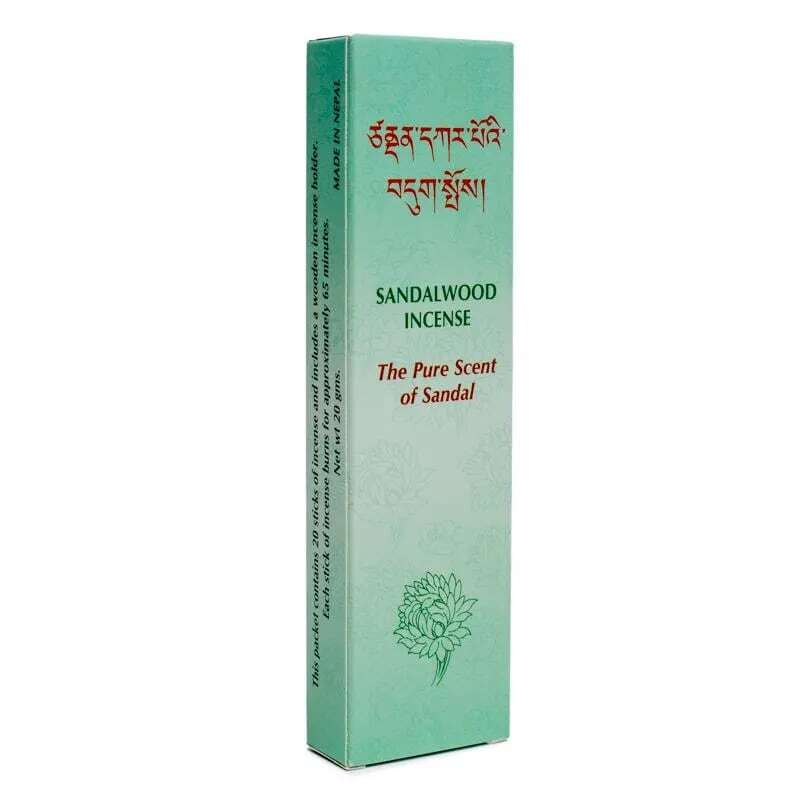 Sandalo Puro - 20 Bastoncini di incenso Tibetano Himalayan Mountain - 20g