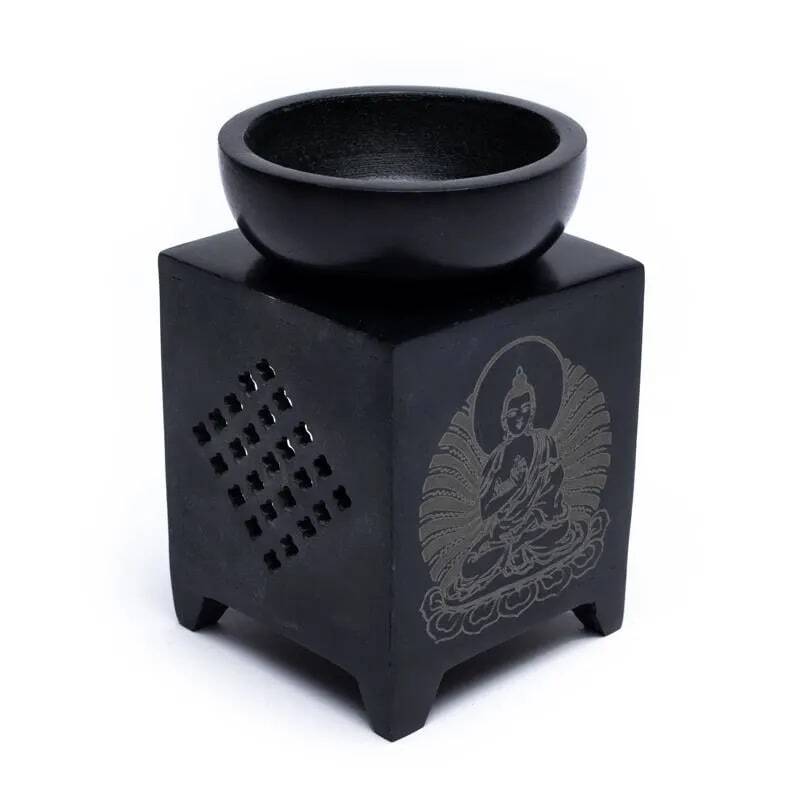 Brucia essenze in pietra ollare - Buddha