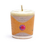 Candela votiva alla stearina al Nag champa, Basilico e Cardamomo