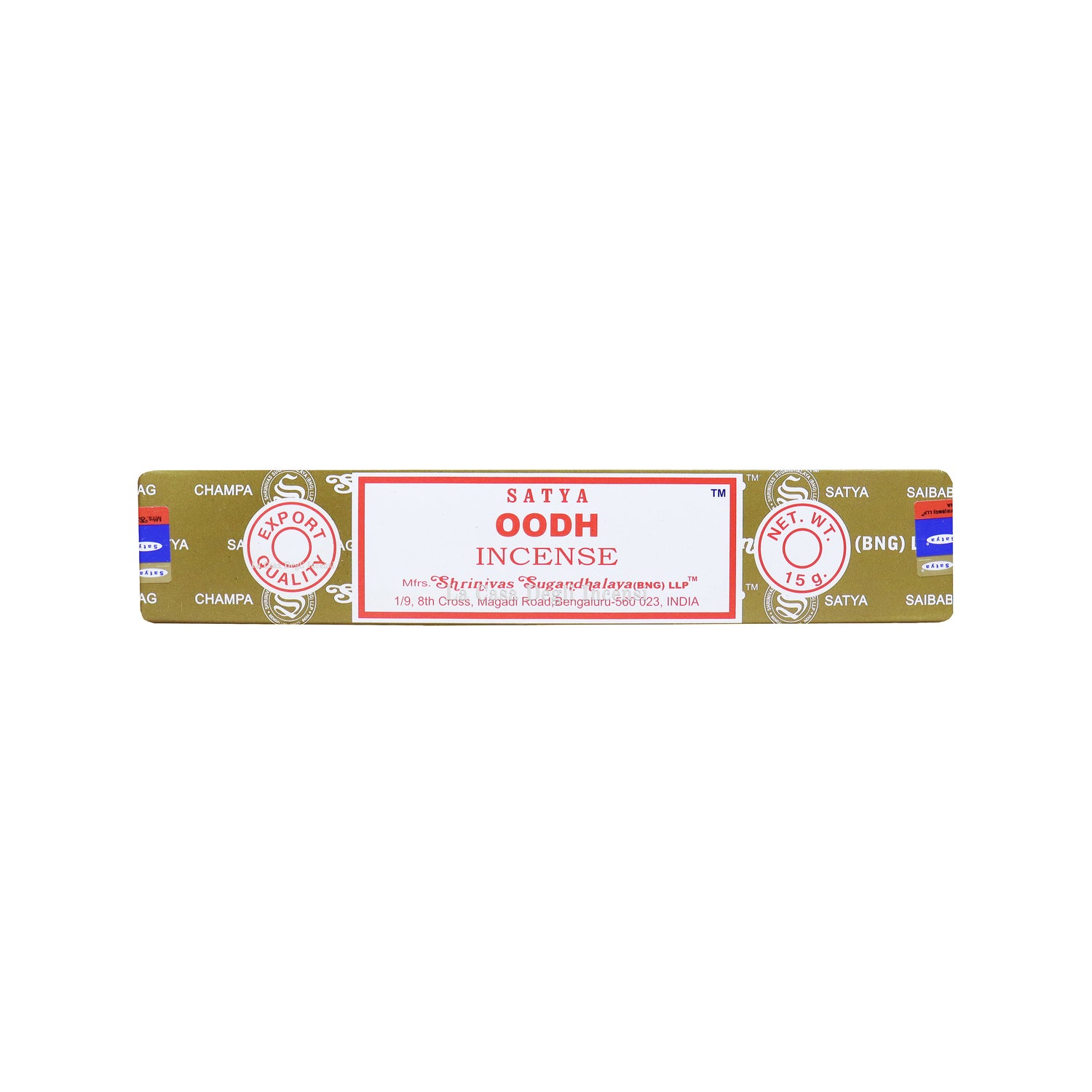 Legno di Oudh - Bastoncini d'incenso - Satya Sai Baba - 15g