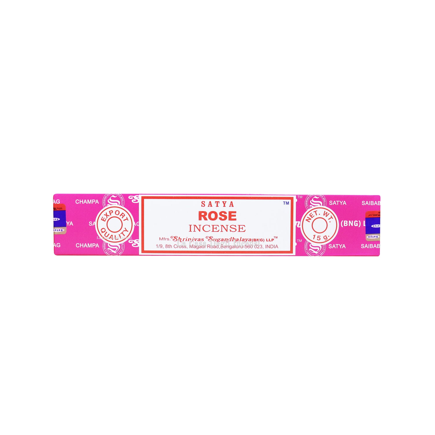 Rosa - Bastoncini d'incenso - Satya Sai Baba - 15g