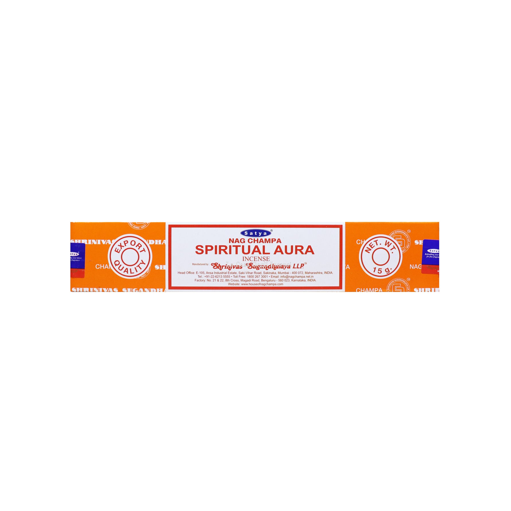 Aura Spirituale - Bastoncini d'incenso - Satya Sai Baba - 15g