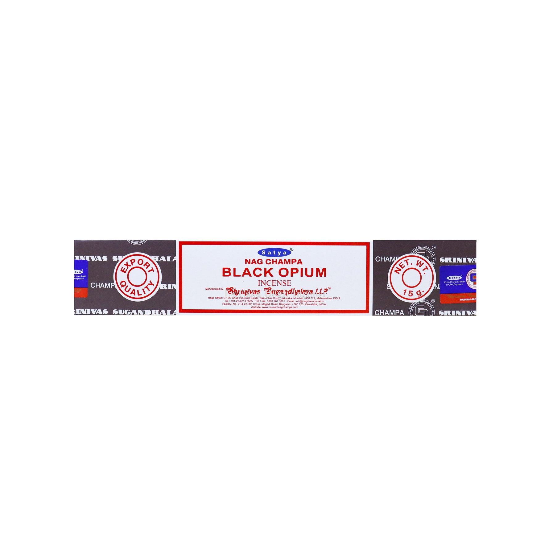 Oppio Nero - Bastoncini d'incenso - Satya Sai Baba - 15g