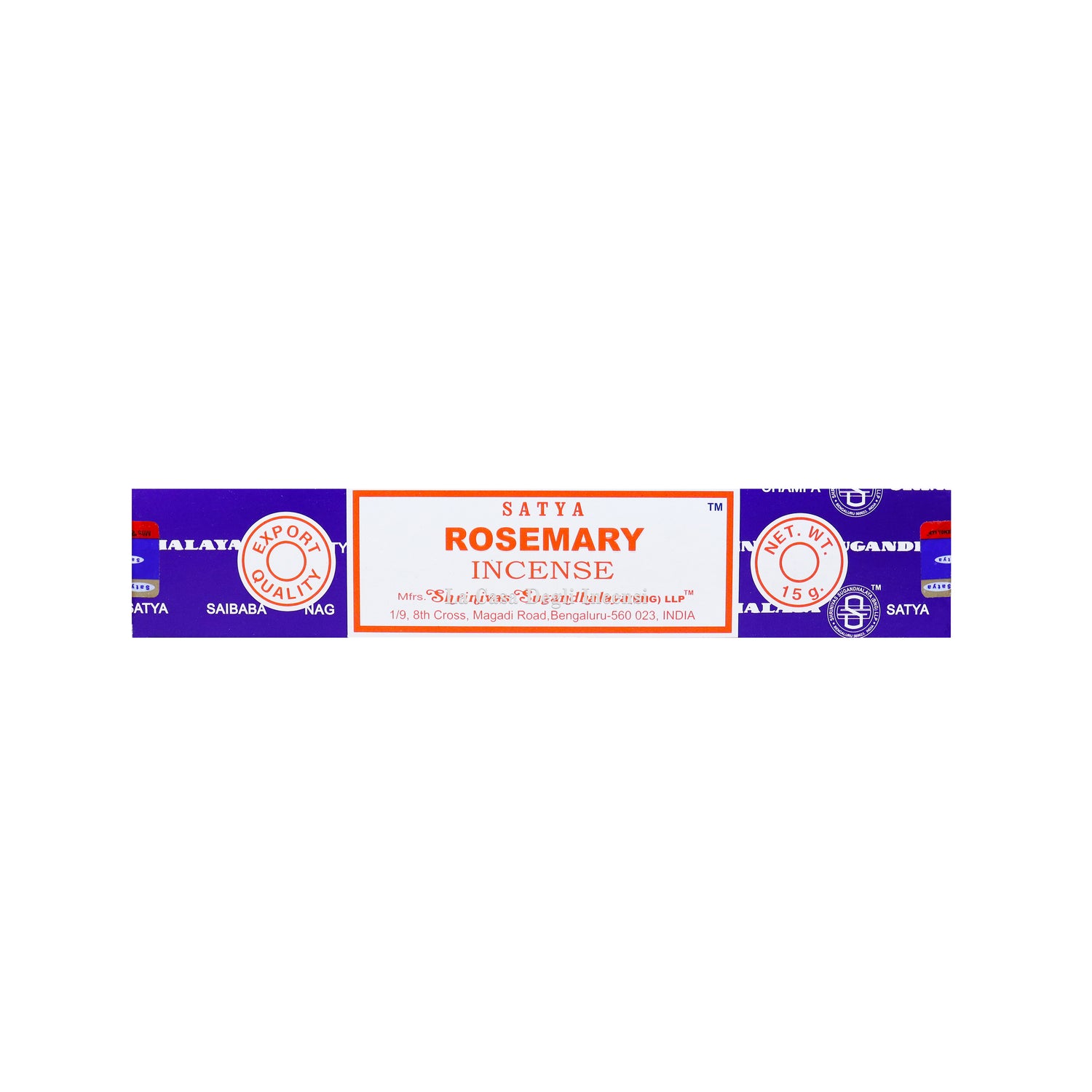 Rosmarino - Bastoncini d'incenso - Satya Sai Baba - 15g