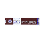 Sette Chakra - Bastoncini di Incenso - Vijayshree Golden Nag - 15g