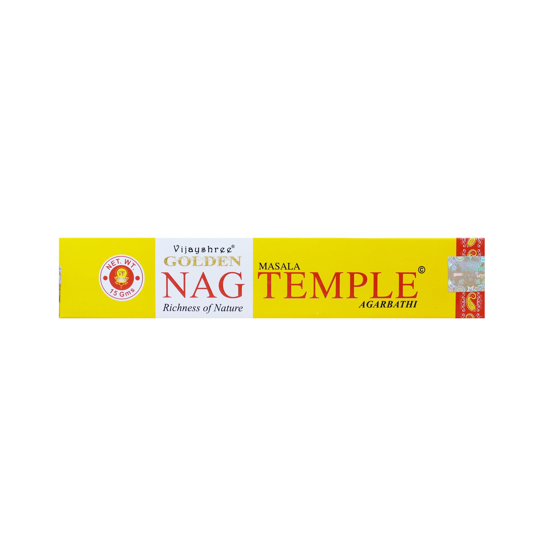 Temple - Bastoncini di Incenso - Vijayshree Golden Nag - 15g (27396901)