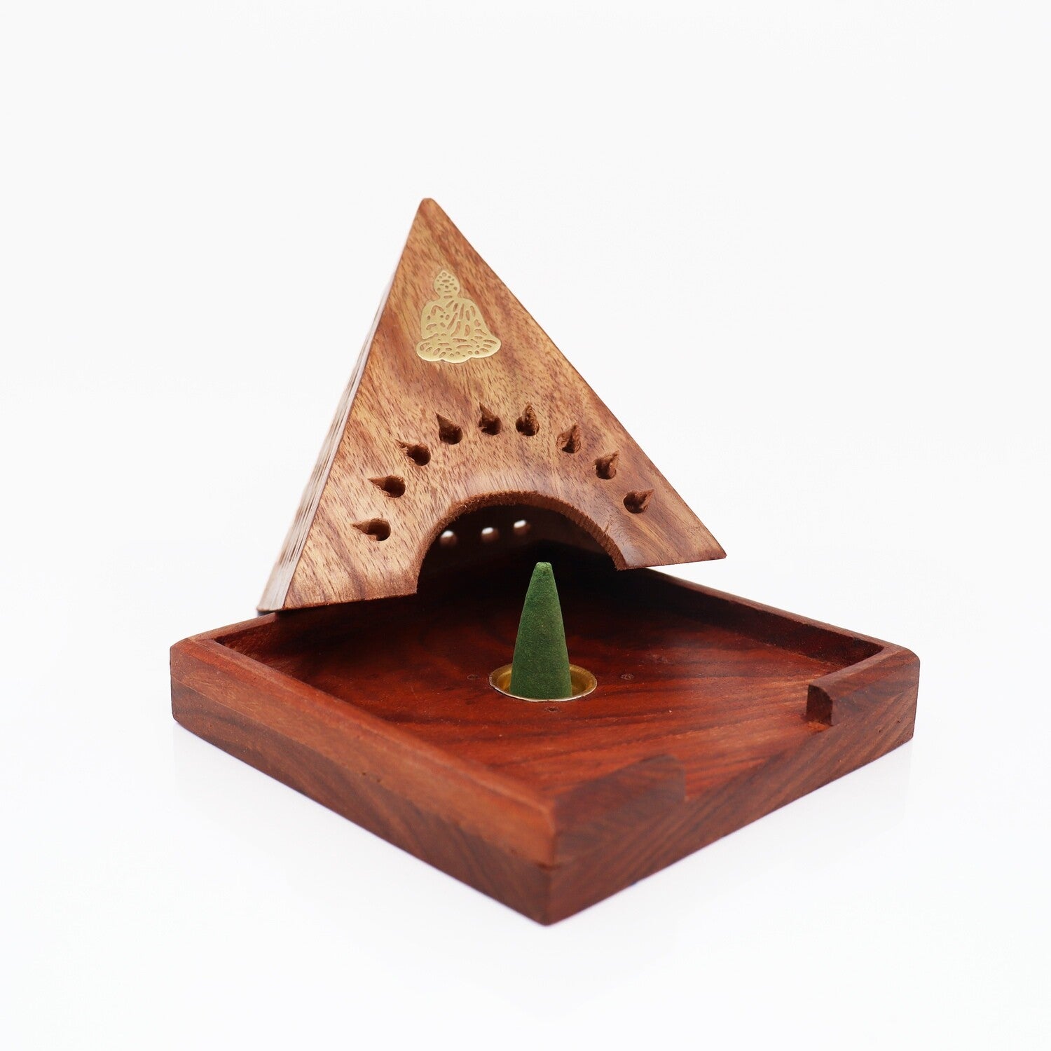 Scatola Piramidale porta coni di incenso immagine