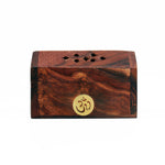 Scatola in legno porta coni d’incenso