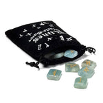 Set Oracolo - 25 Rune - colore Acquamarina
