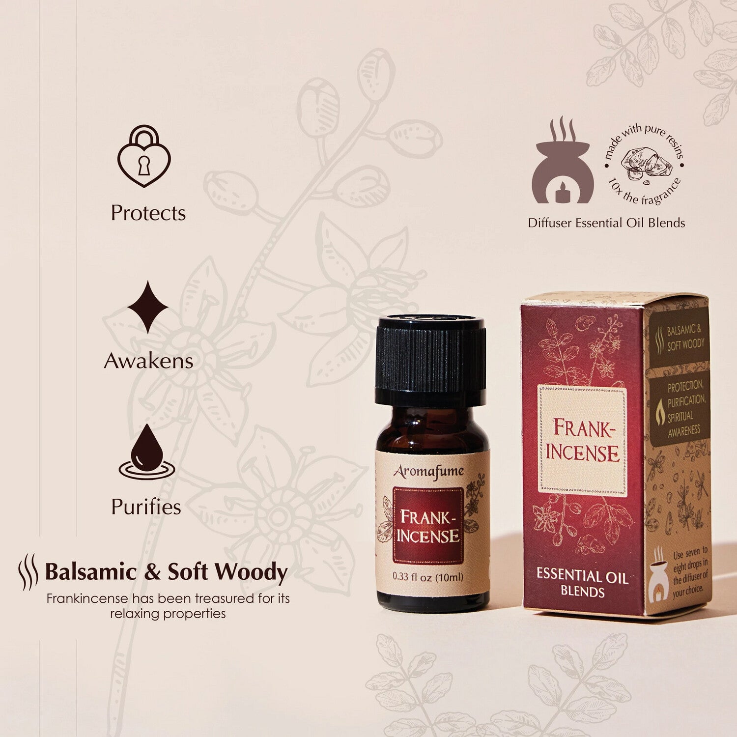 Essenze d' Oriente - Set di 5 oli essenziali - Aromafume - 50ml - essential oil blends