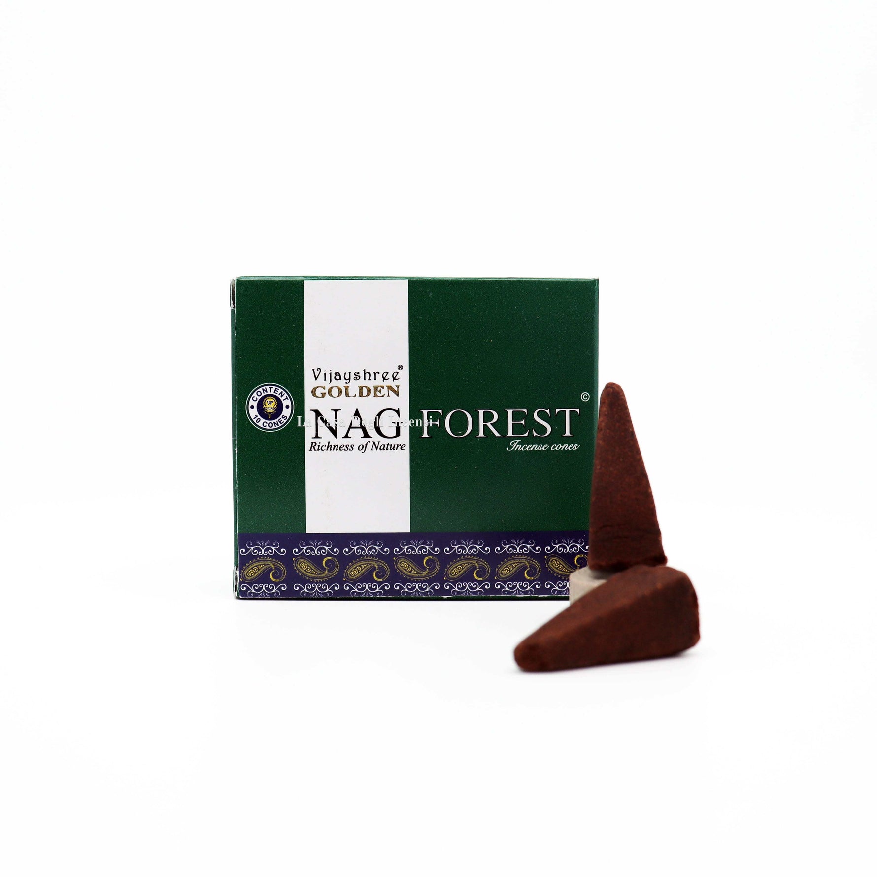 Forest - Coni di Incenso - Vijayshree Golden Nag - 10pz (27395649)