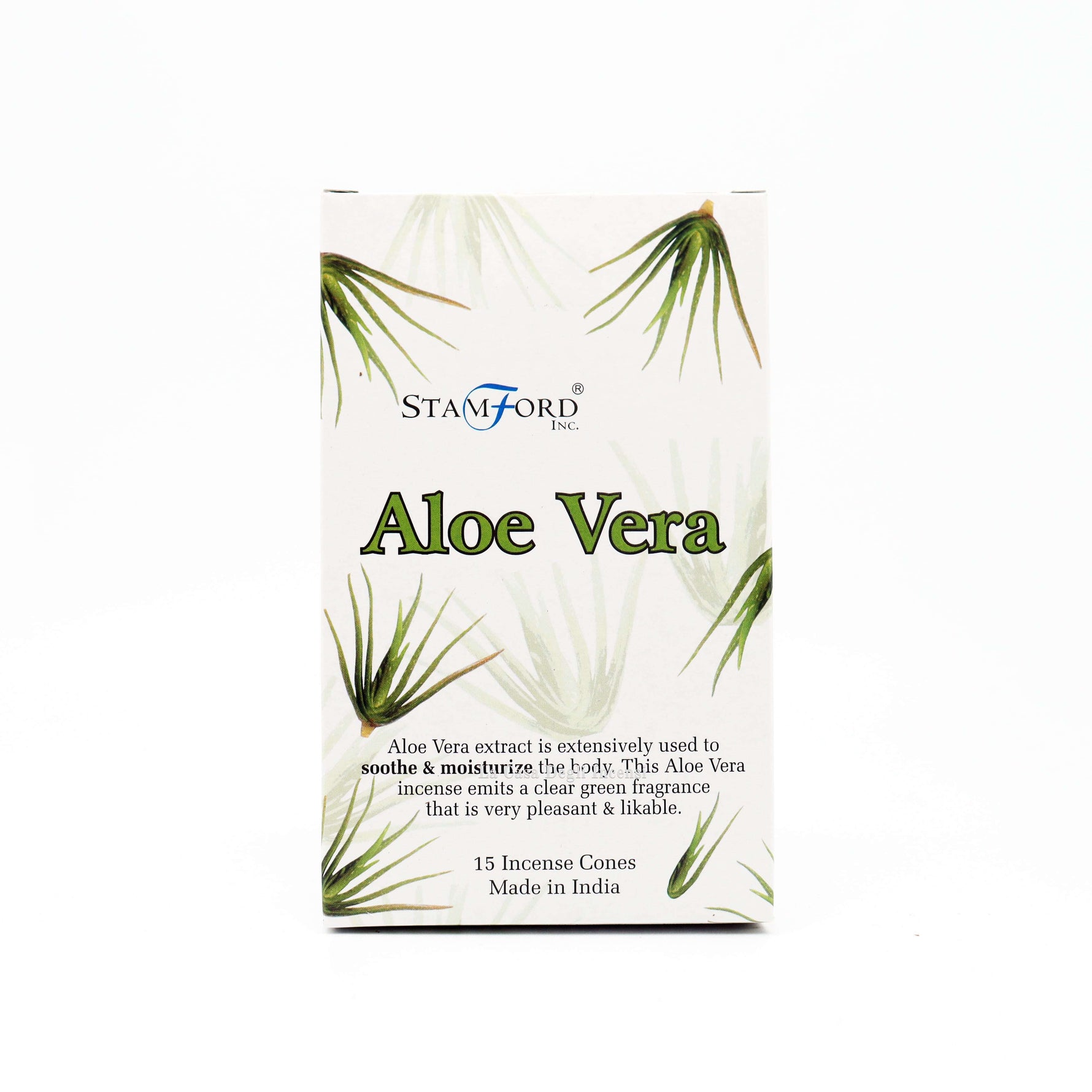 Aloe Vera - Coni di incenso - Stamford - 15pz