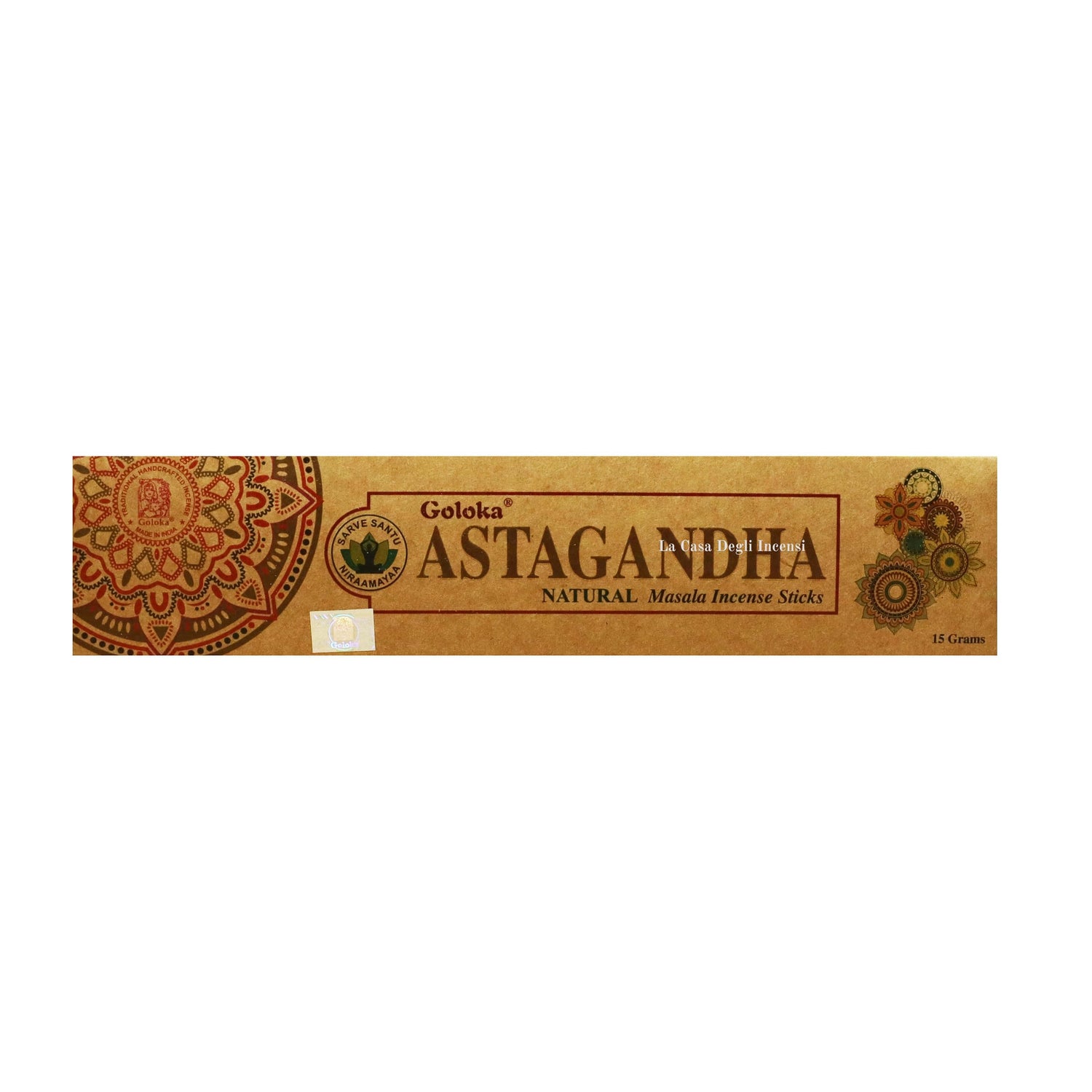 Astagandha - Bastoncini di incenso Goloka - 15g