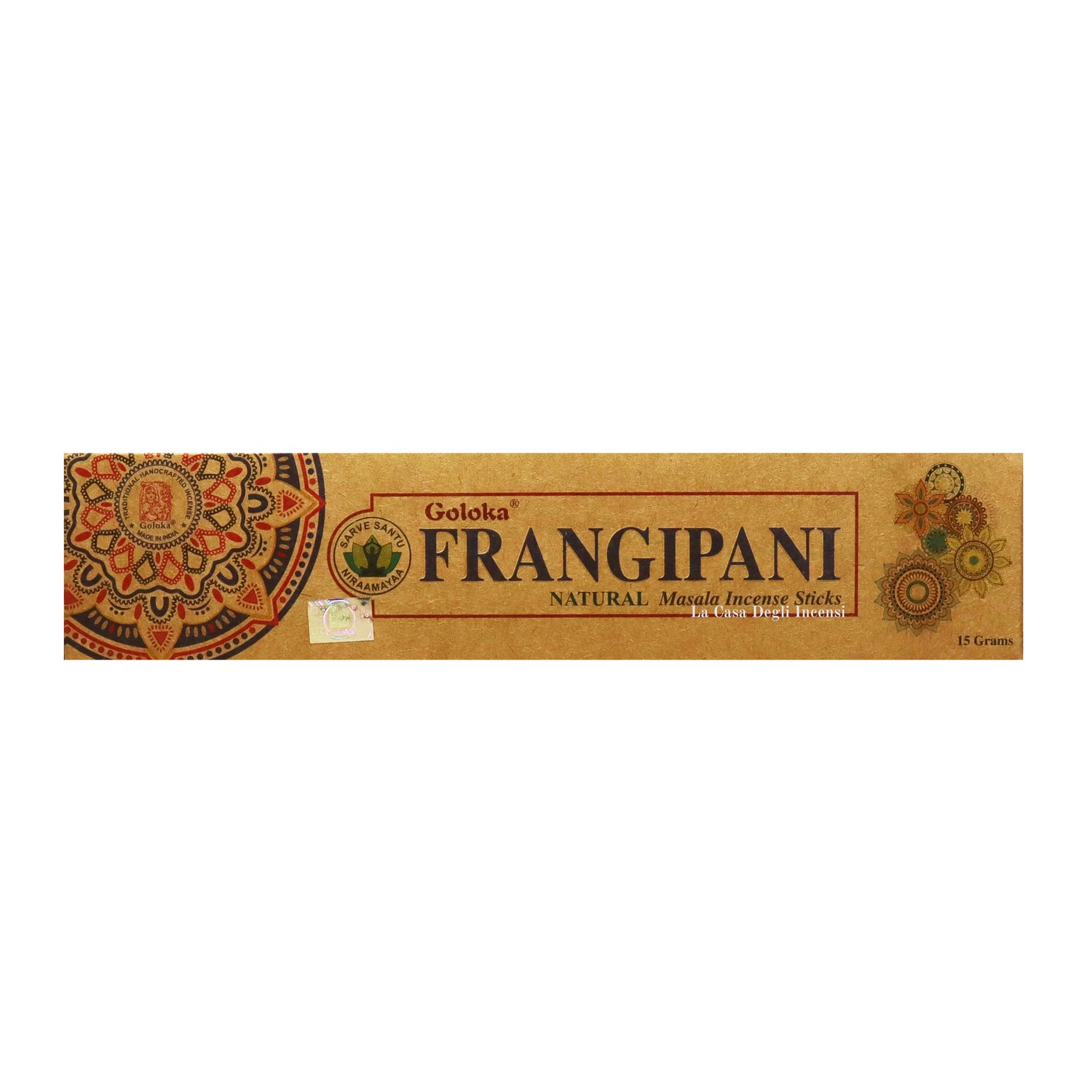 Frangipani - Bastoncini di incenso Goloka - 15g