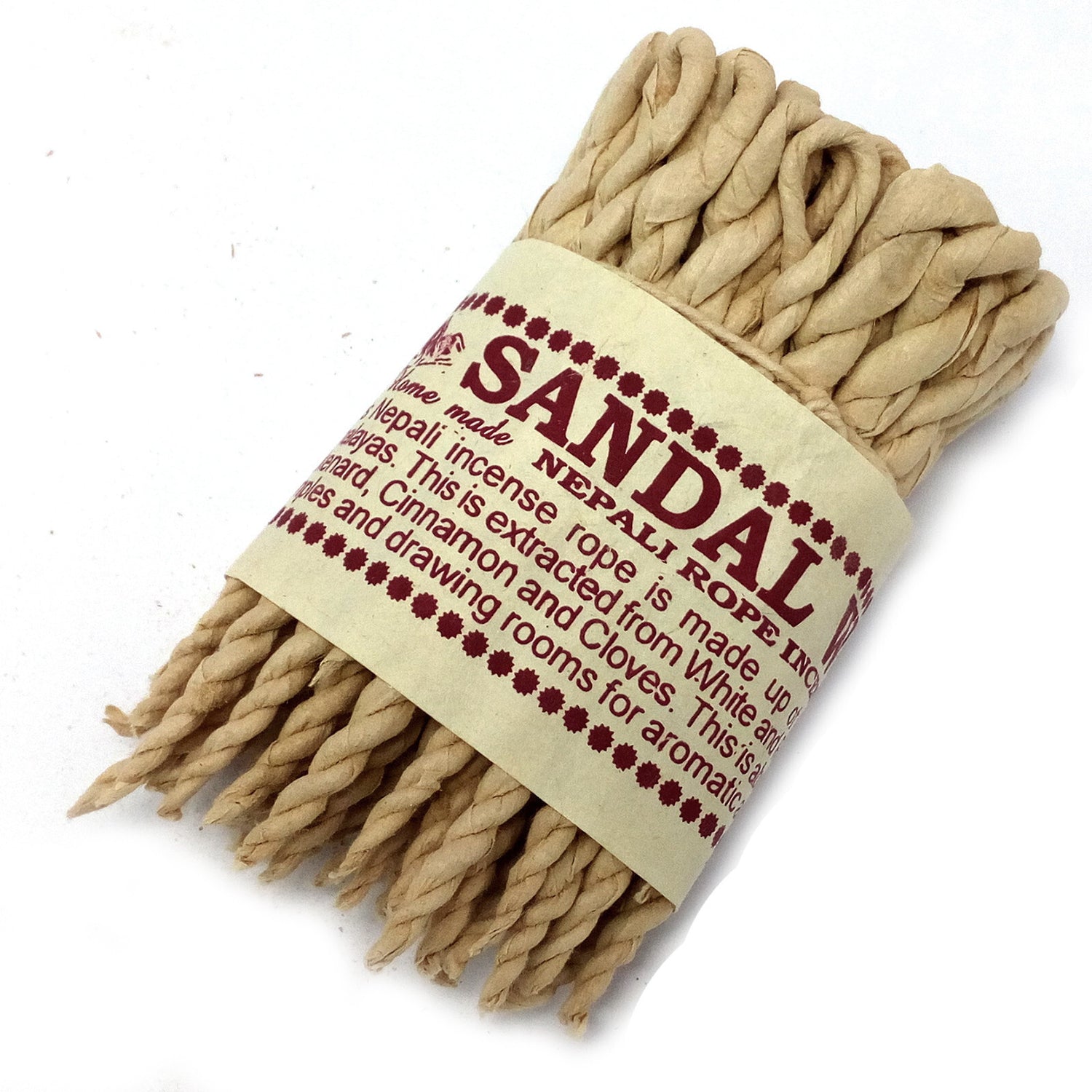 Legno di Sandalo e Spezie - 50 Corde Nepalesi naturali - 50g