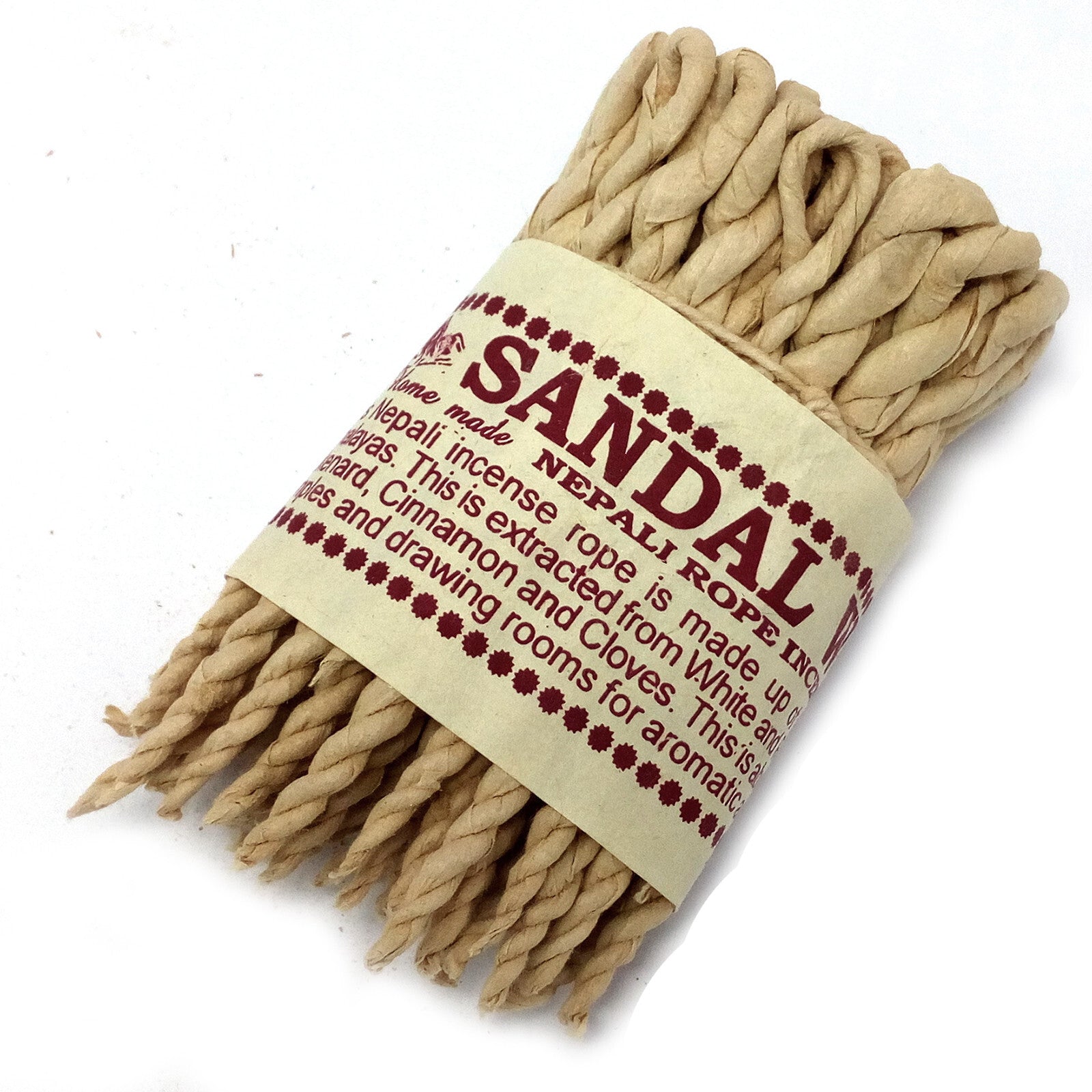 Legno di Sandalo e Spezie - 50 Corde Nepalesi naturali - 50g