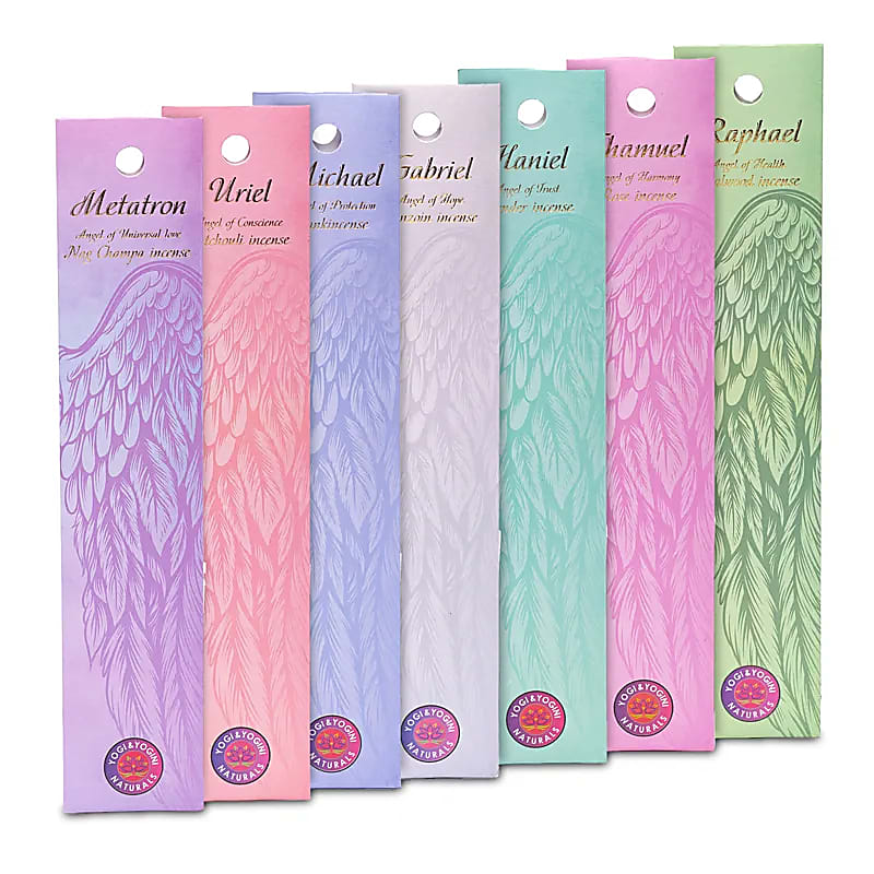 Incenso degli Angeli – Set 7 Fragranze Angeliche Naturali Yogi & Yogini